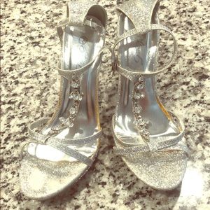 Silver sandals